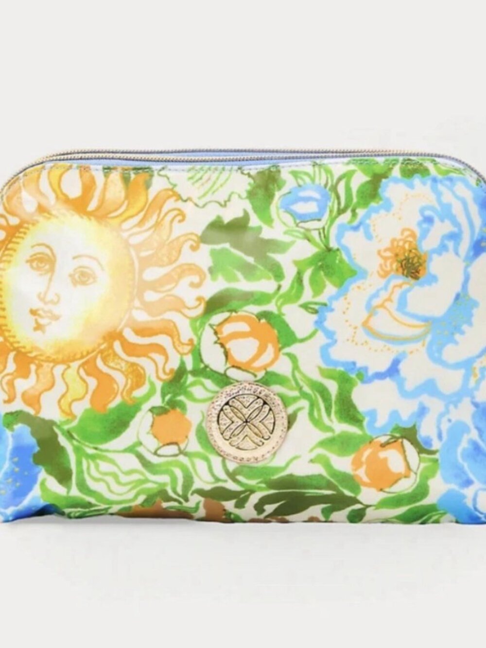 NWT Lilly Pulitzer Cosmetic Bag In New Print Rutabaga Sympeony